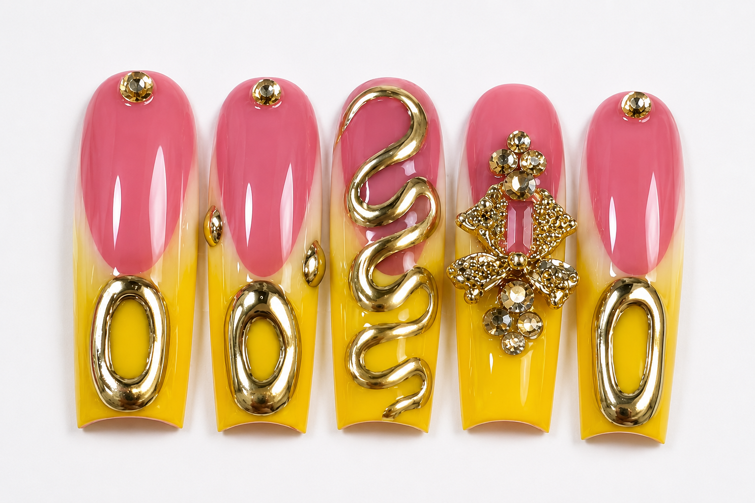 Summer Time Press on Nails
