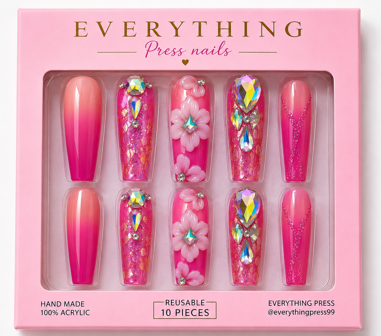 Surprise Her Press on Nail Set