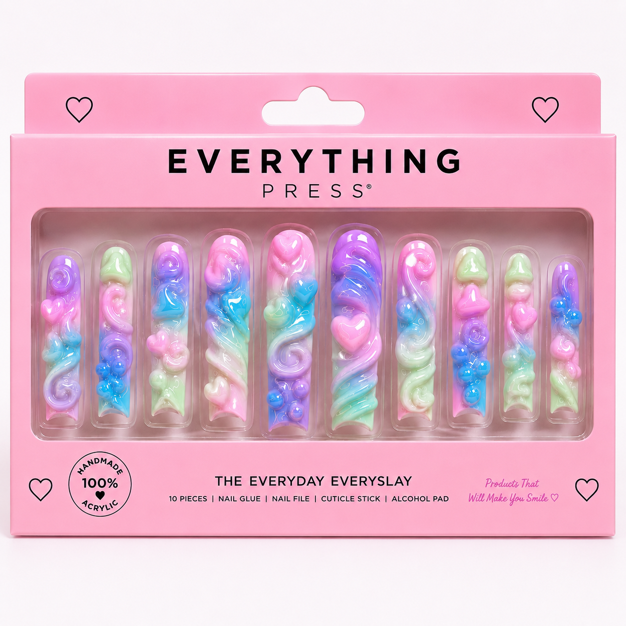 Dancing Swirls Nail Set